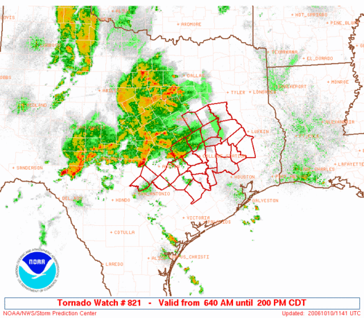 WW0821 Initial Radar image