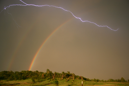 Rainbow and Lightning