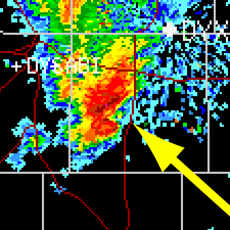 Texas Supercell Zoomed