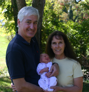 Katie, Papa, and Grammie