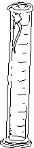 Picture of graduated cylinder